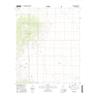 2017 Map of Rael Spring, 2017 Print