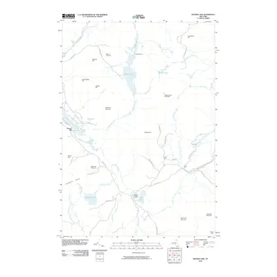2010 Map of Ragged Lake, 2010 Print