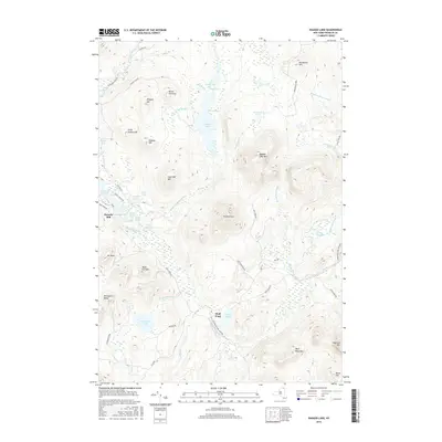 2016 Map of Ragged Lake, 2016 Print