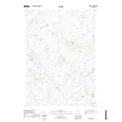 2019 Map of Ragged Lake, 2019 Print