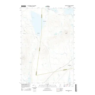 2014 Map of Ragged Mountain, 2014 Print