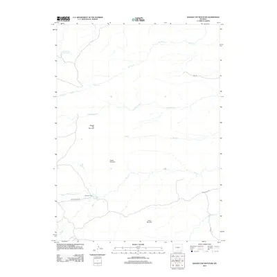 2012 Map of Ragged Top Mountain, 2012 Print