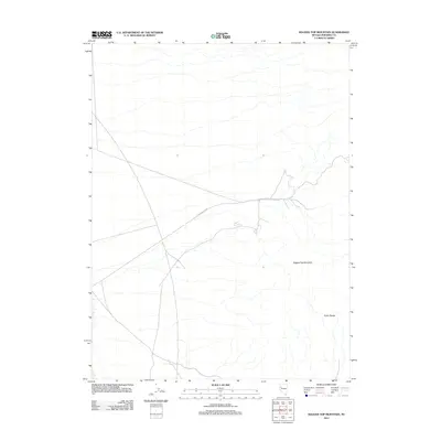 2011 Map of Ragged Top Mountain, 2011 Print