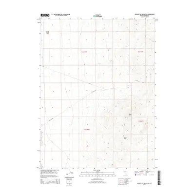 2014 Map of Ragged Top Mountain, 2014 Print