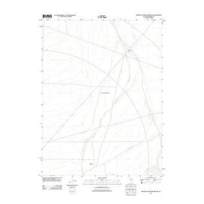 2011 Map of Ragged Top Mountain SW, 2011 Print