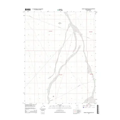 2014 Map of Ragged Top Mountain SW, 2014 Print