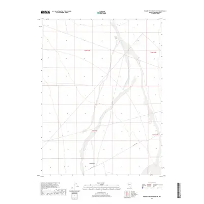 2018 Map of Ragged Top Mountain SW, 2018 Print