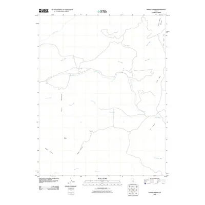 2010 Map of Raggy Canyon, 2010 Print