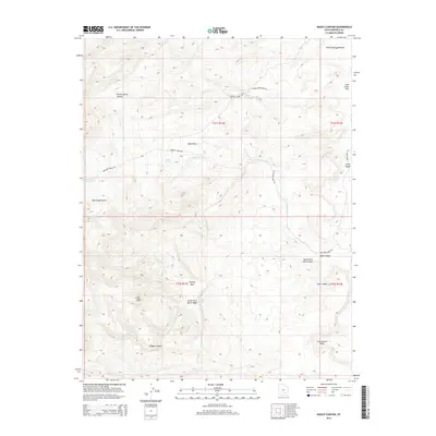 2014 Map of Raggy Canyon, 2014 Print