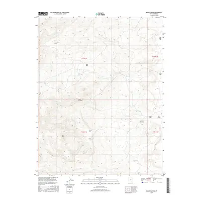 2017 Map of Raggy Canyon, 2017 Print