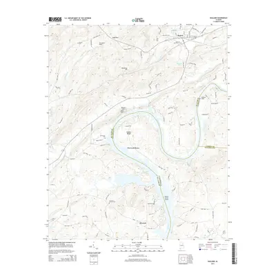 2014 Map of Ragland, 2014 Print
