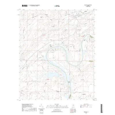 2018 Map of Ragland, 2018 Print
