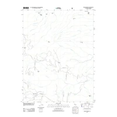 2012 Map of Raglin Ridge, 2012 Print