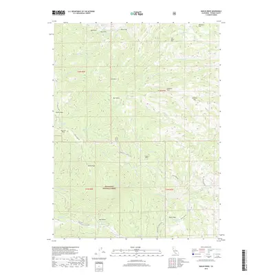 2018 Map of Raglin Ridge, 2018 Print