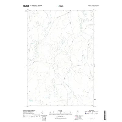 2018 Map of Ragmuff Stream, 2018 Print