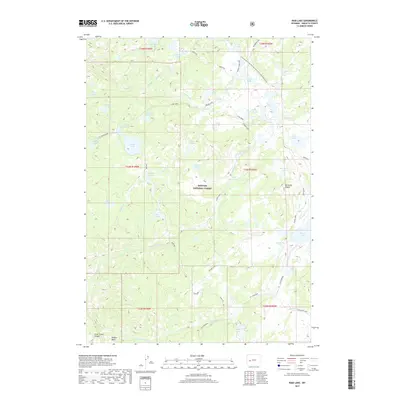 2017 Map of Raid Lake, 2017 Print