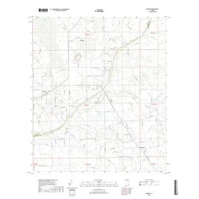 2018 Map of Raiford, 2018 Print