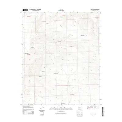 2013 Map of Rail Canyon, 2013 Print