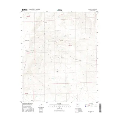 2017 Map of Rail Canyon, 2017 Print