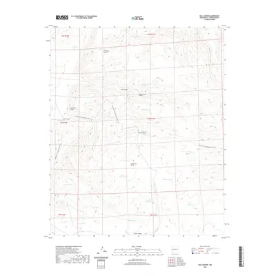 2020 Map of Rail Canyon, 2020 Print