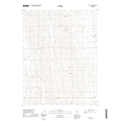 2021 Map of Rail Canyon, 2021 Print