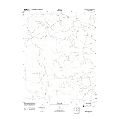 2012 Map of Rail Road Flat, 2012 Print