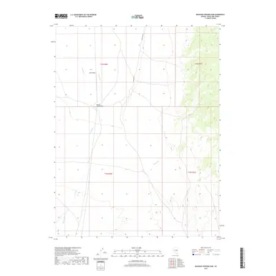 2018 Map of Railroad Crossing Dam, 2018 Print