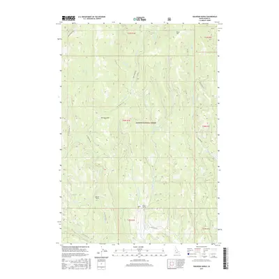 2017 Map of Railroad Saddle, 2017 Print