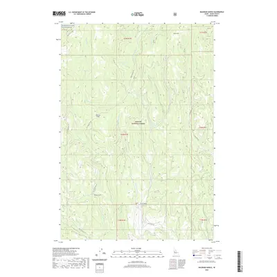 2020 Map of Railroad Saddle, 2020 Print
