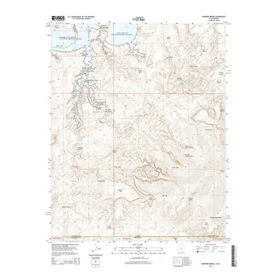 2014 Map of Rainbow Bridge, 2014 Print