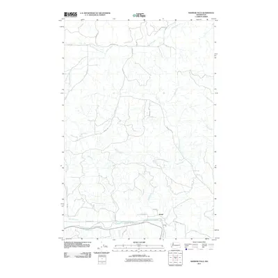 2011 Map of Rainbow Falls, 2011 Print