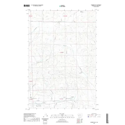 2020 Map of Rainbow Falls, 2020 Print