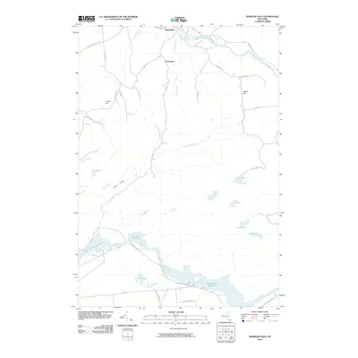 2010 Map of Rainbow Falls, 2010 Print