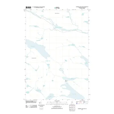 2011 Map of Rainbow Lake East, 2011 Print