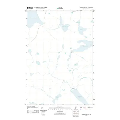 2011 Map of Rainbow Lake West, 2011 Print
