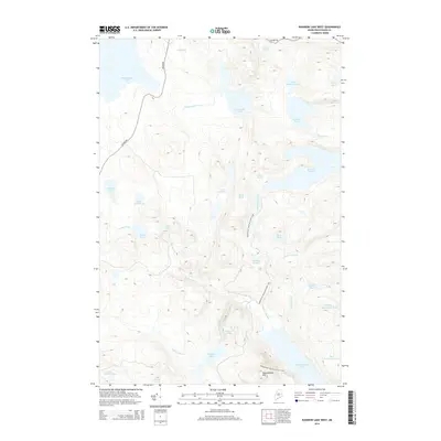 2014 Map of Rainbow Lake West, 2014 Print