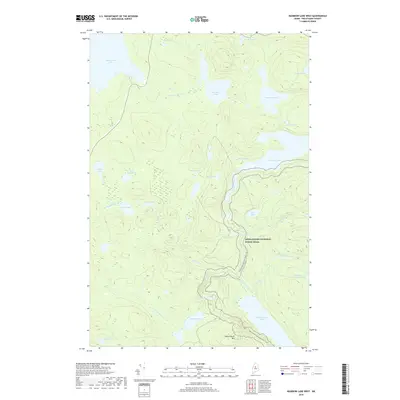 2018 Map of Rainbow Lake West, 2018 Print