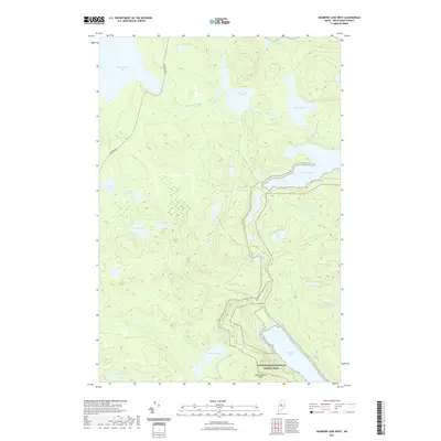 2021 Map of Rainbow Lake West, 2021 Print