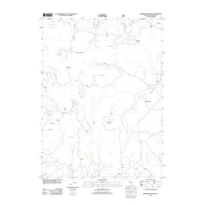 2012 Map of Rainbow Mountain, 2012 Print