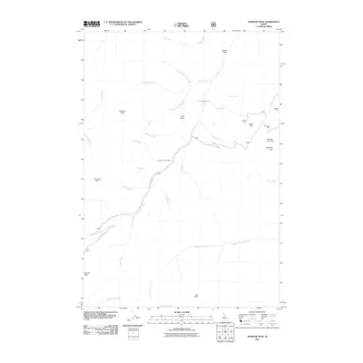 2011 Map of Rainbow Peak, 2011 Print