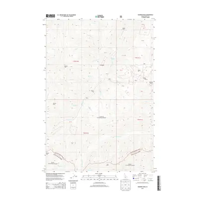 2013 Map of Rainbow Peak, 2013 Print