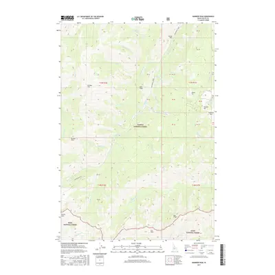 2017 Map of Rainbow Peak, 2017 Print