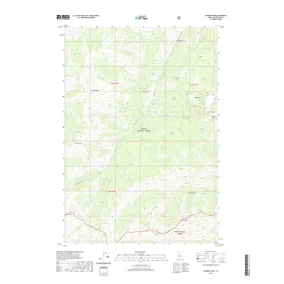 2020 Map of Rainbow Peak, 2020 Print