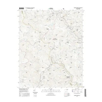 2016 Map of Rainbow Springs, 2016 Print