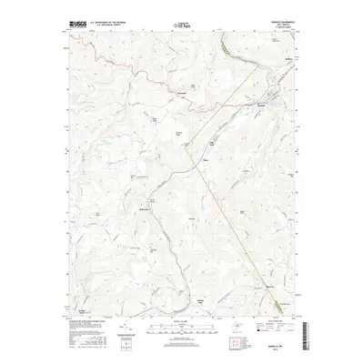 2016 Map of Rainelle, 2016 Print