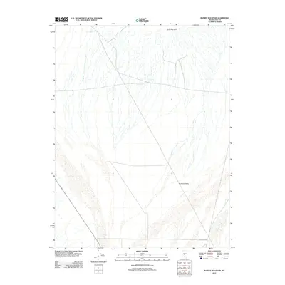 2012 Map of Rainier Mountain, 2012 Print
