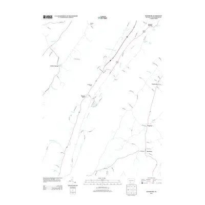 2013 Map of Rainsburg, 2013 Print