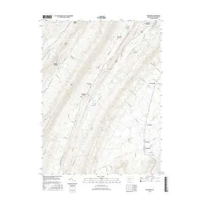 2016 Map of Rainsburg, 2016 Print