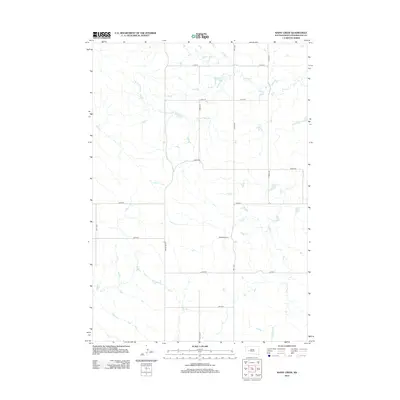 2012 Map of Rainy Creek, 2012 Print