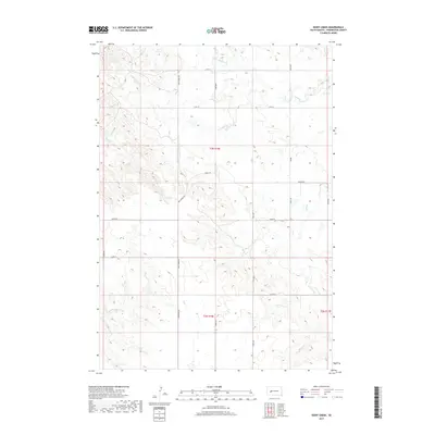 2017 Map of Rainy Creek, 2017 Print